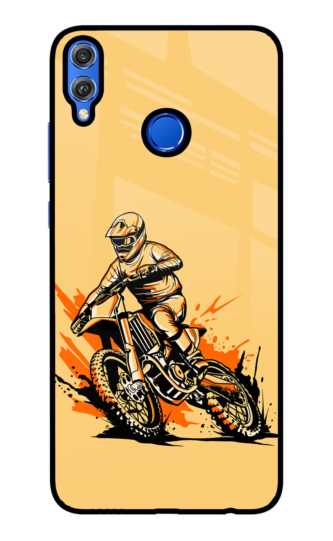 Off-Road Fury Honor 8X Back Cover - Off-Road Fury Honor 8X Glass Case Back Cover by Casekaro Off-Road Fury Honor 8X Glass Case Back Cover by Casekaro