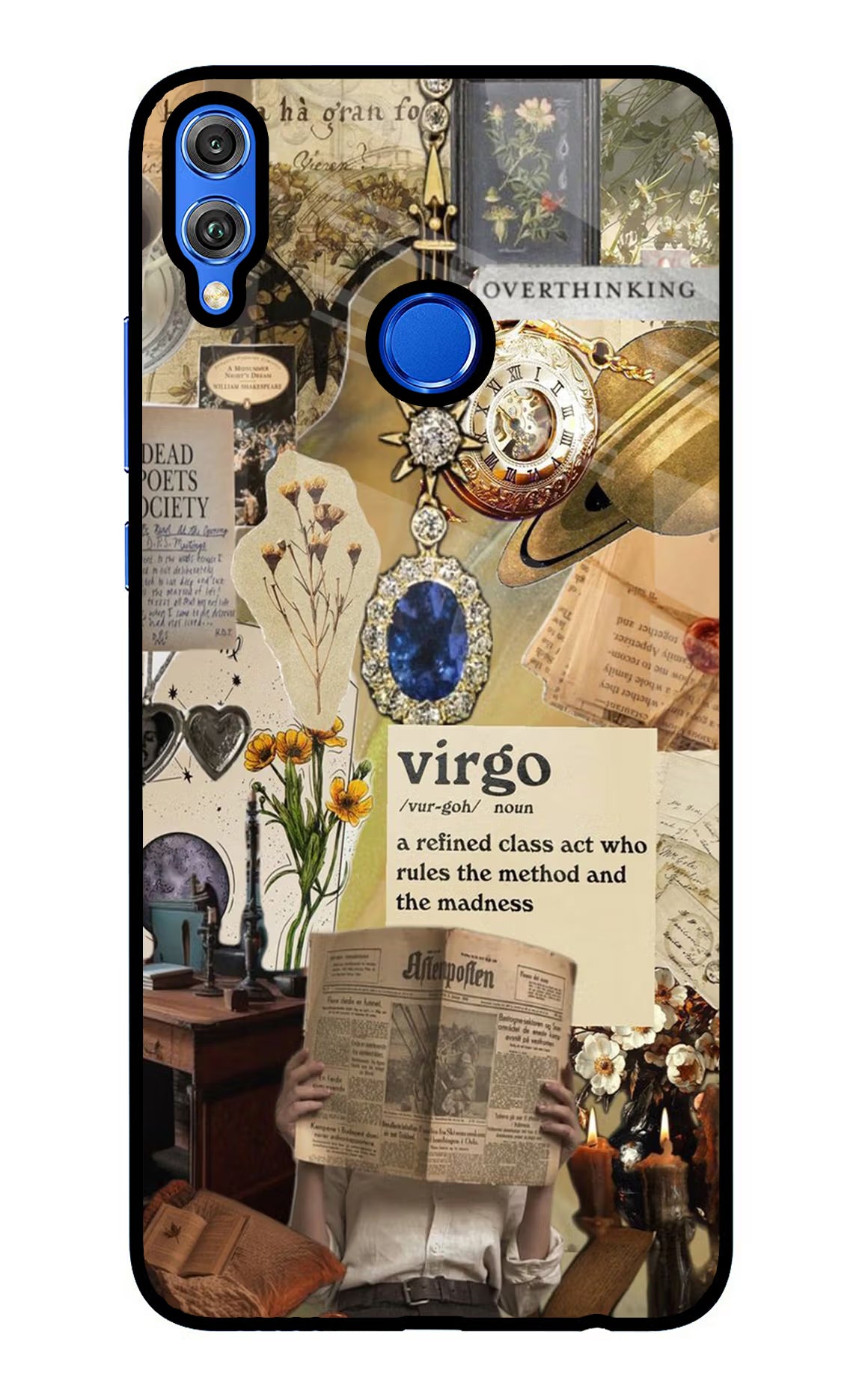 Virgo Zodiac Honor 8X Glass Case - Virgo Zodiac Honor 8X Glass Case Virgo Zodiac Honor 8X Glass Case