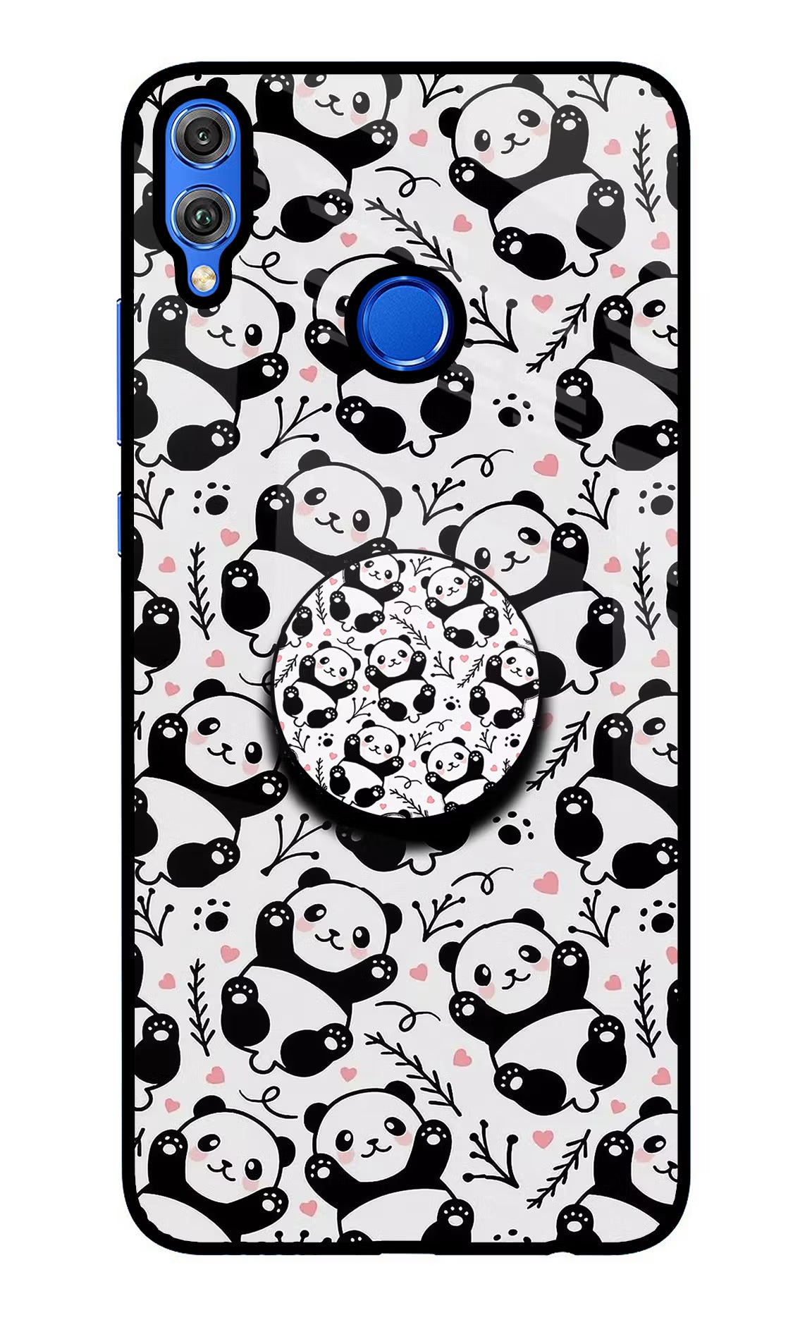 Cute Panda Honor 8X Glass Case - Cute Panda Honor 8X Glass Case Cute Panda Honor 8X Glass Case
