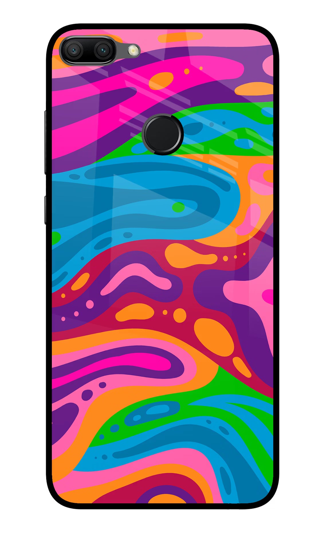 Trippy Pattern Honor 9N Glass Case - Trippy Pattern Honor 9N Glass Case Trippy Pattern Honor 9N Glass Case