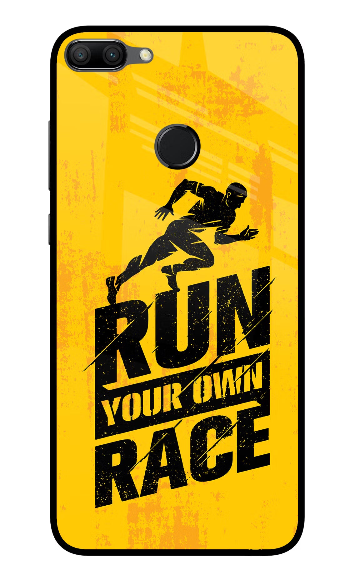 Run Your Own Race Honor 9N Glass Case - Run Your Own Race Honor 9N Glass Case Run Your Own Race Honor 9N Glass Case
