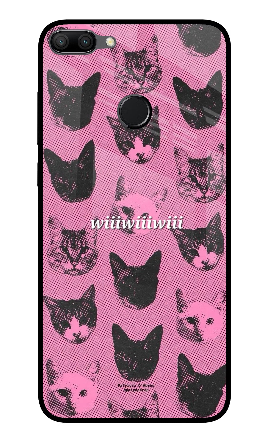 Pink Cats Honor 9N Glass Case - Pink Cats Honor 9N Glass Case Pink Cats Honor 9N Glass Case