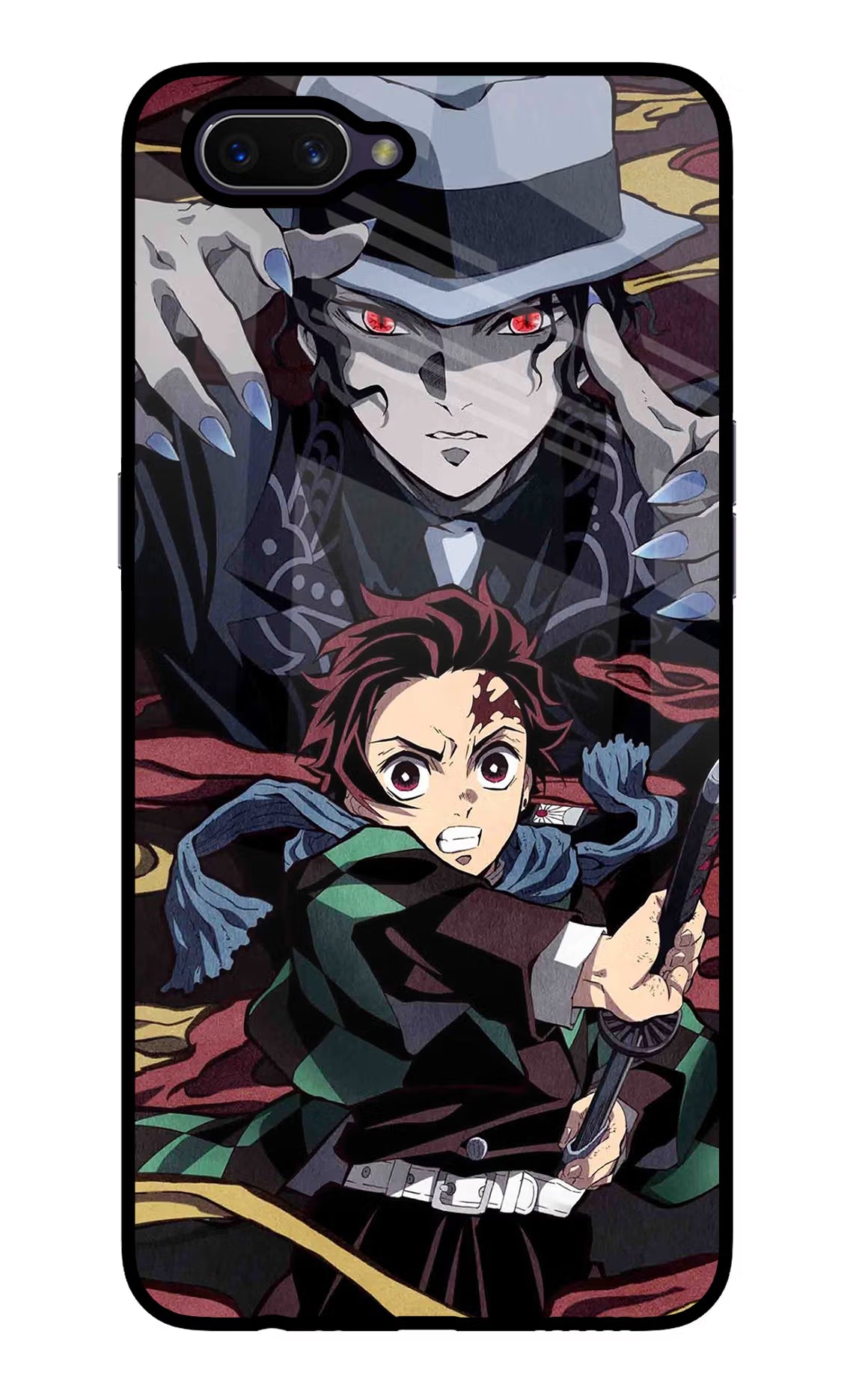 Demon Slayer Oppo A3S Glass Case - Demon Slayer Oppo A3S Glass Case Demon Slayer Oppo A3S Glass Case