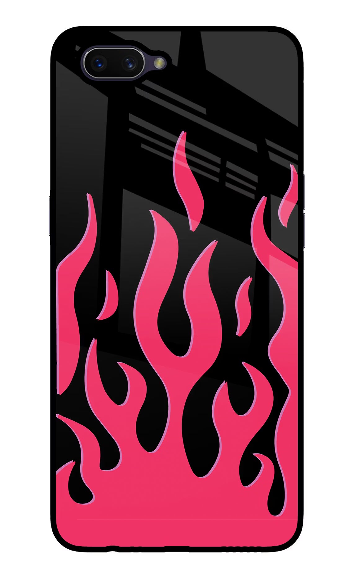 Fire Flames Oppo A3S Glass Case - Fire Flames Oppo A3S Glass Case Fire Flames Oppo A3S Glass Case
