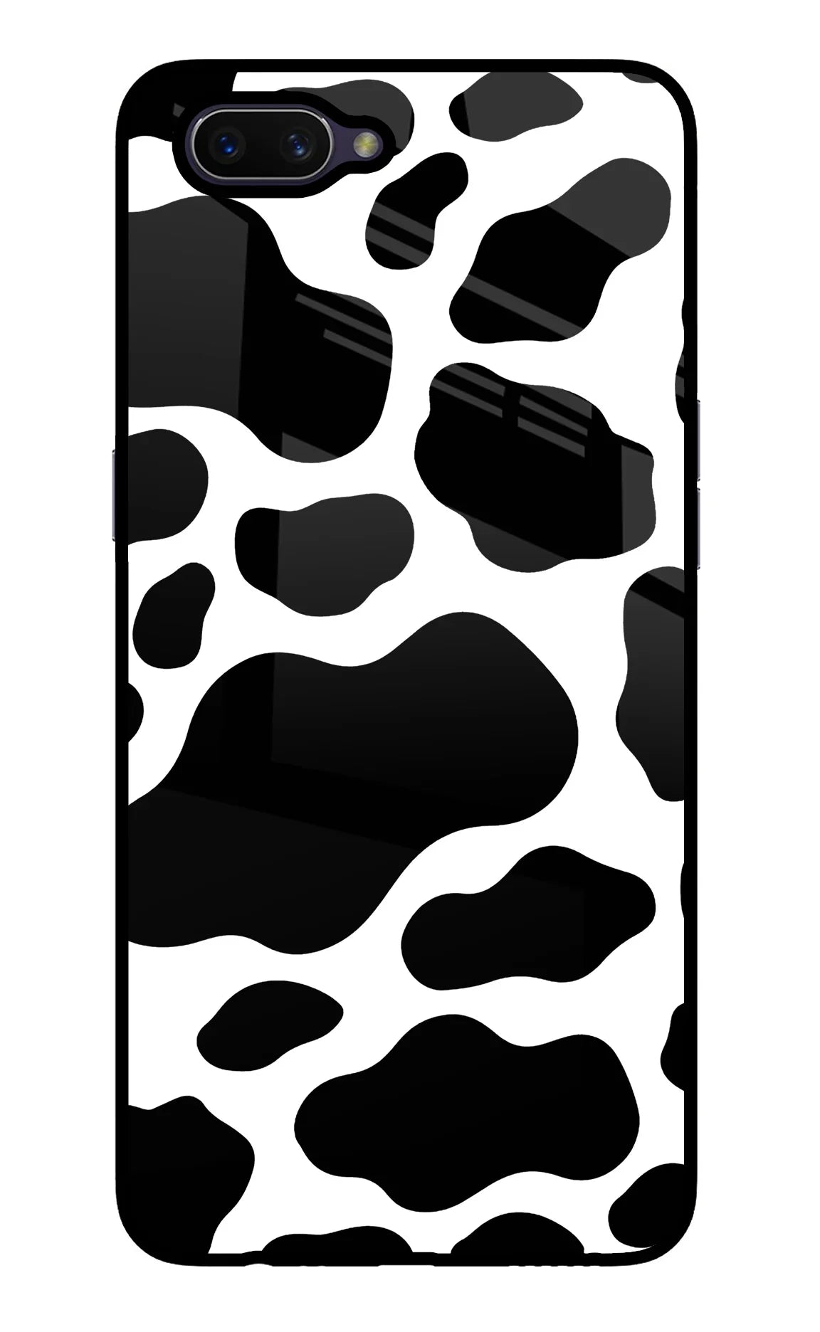 Cow Spots Oppo A3S Glass Case - Cow Spots Oppo A3S Glass Case Cow Spots Oppo A3S Glass Case