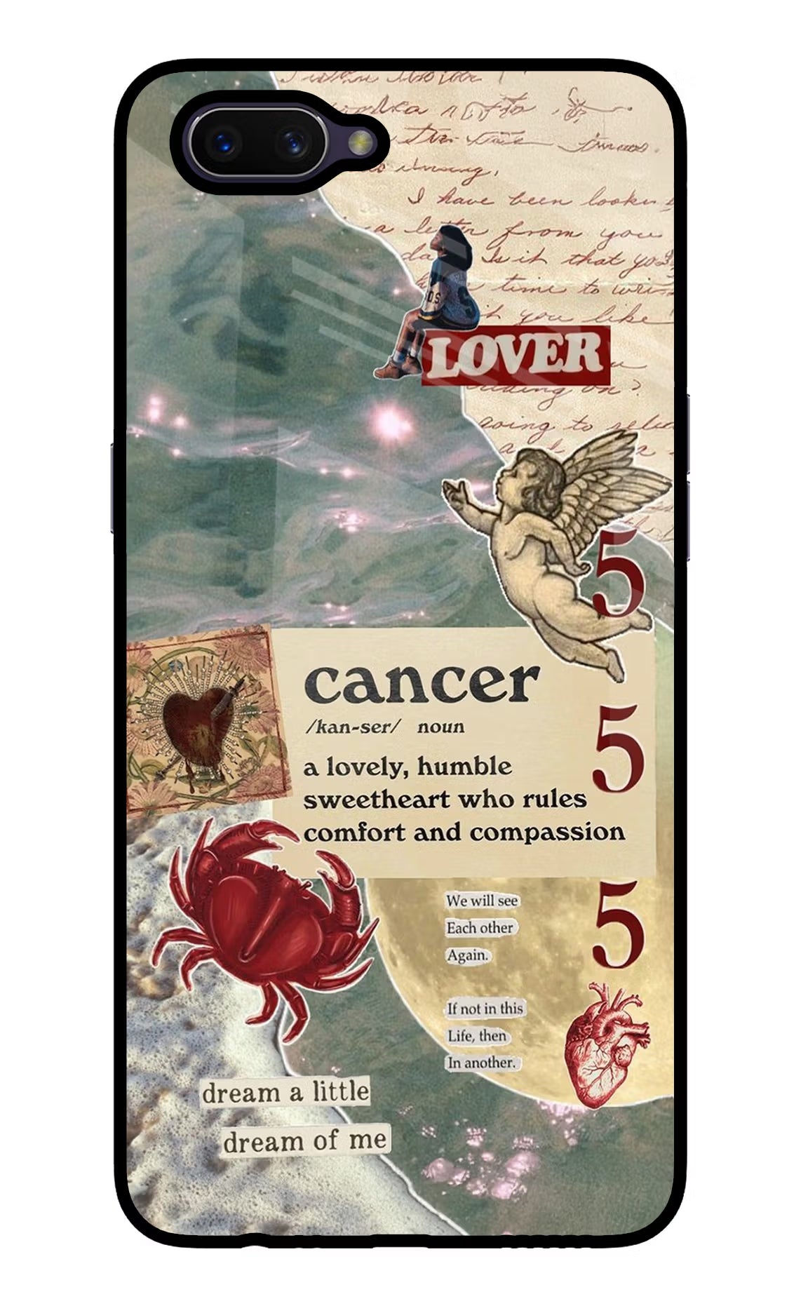 Cancer Zodiac Oppo A3S Glass Case - Cancer Zodiac Oppo A3S Glass Case Cancer Zodiac Oppo A3S Glass Case