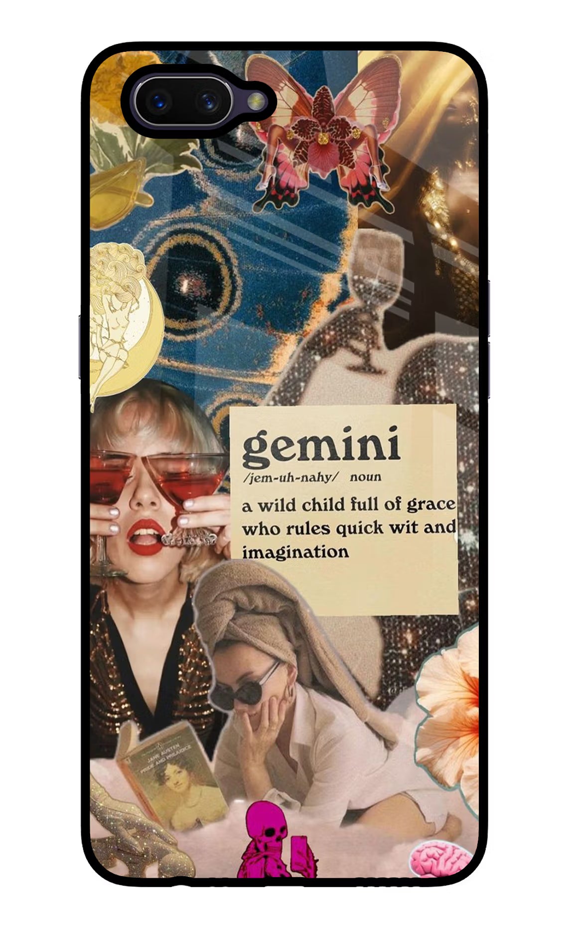 Gemini Zodiac Oppo A3S Glass Case - Gemini Zodiac Oppo A3S Glass Case Gemini Zodiac Oppo A3S Glass Case