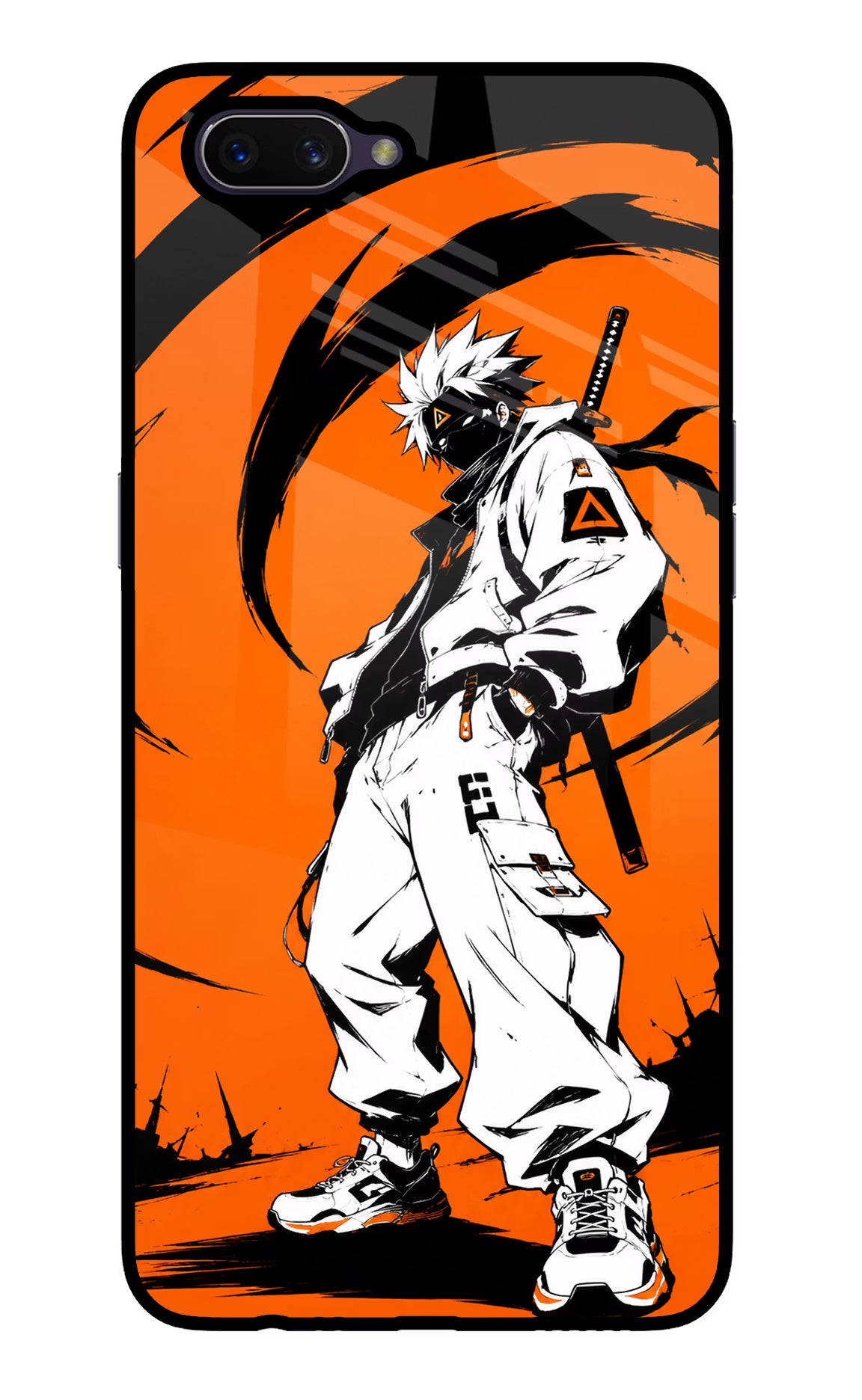 Street Samurai Oppo A3S Glass Case - Street Samurai Oppo A3S Glass Case Street Samurai Oppo A3S Glass Case