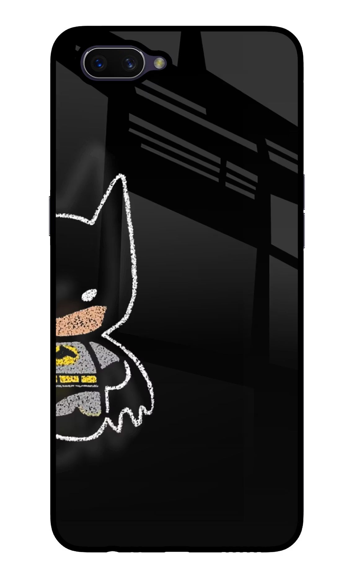 Bat Kitty Oppo A3S Glass Case - Bat Kitty Oppo A3S Glass Case Bat Kitty Oppo A3S Glass Case