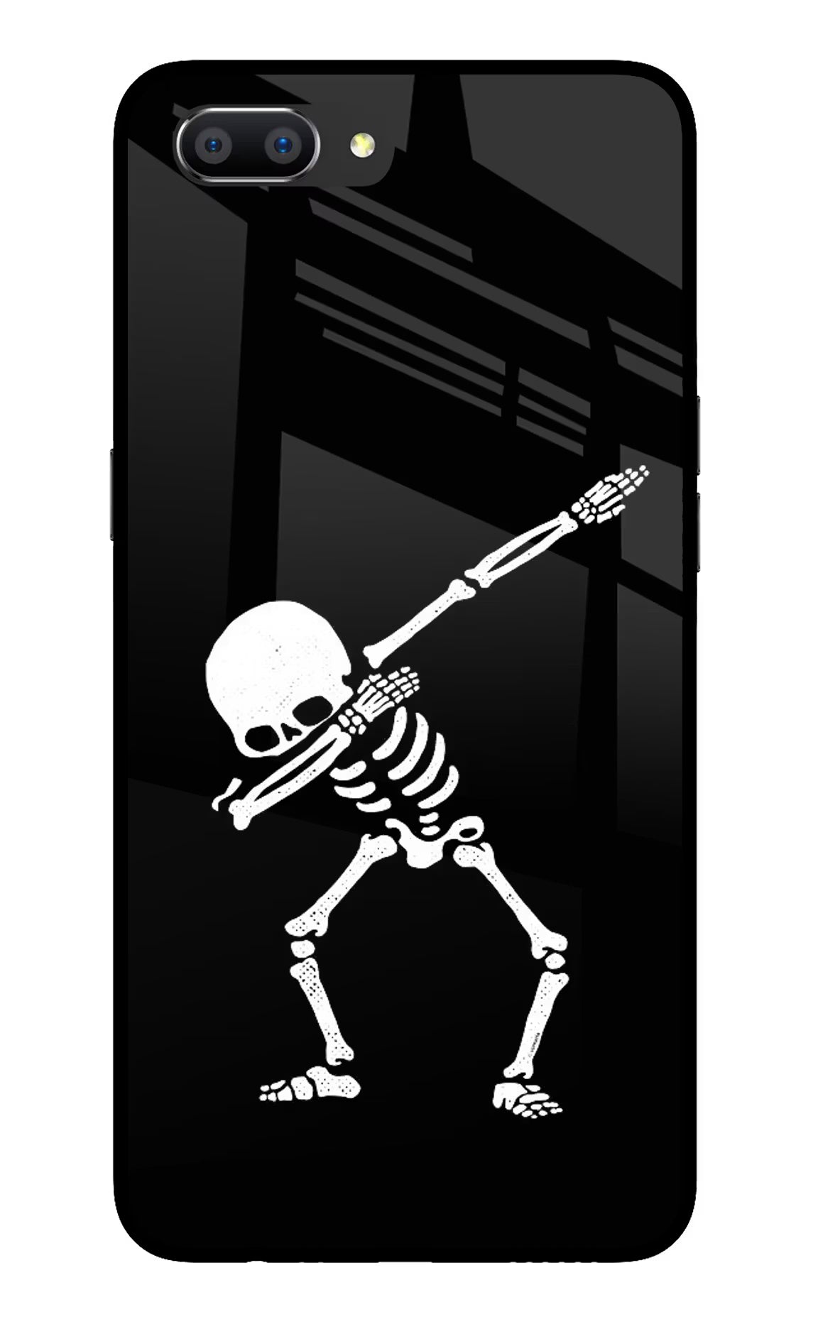 Dabbing Skeleton Art Realme C1 Glass Case - Dabbing Skeleton Art Realme C1 Glass Case Dabbing Skeleton Art Realme C1 Glass Case