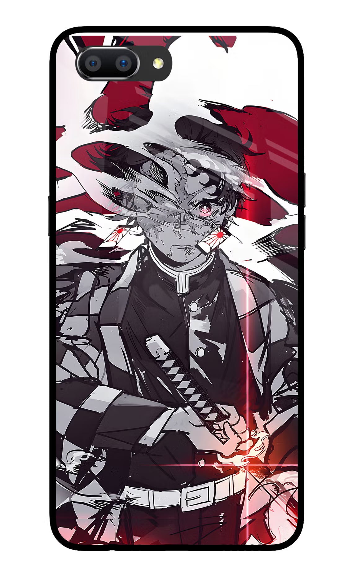 Demon Slayer Realme C1 Glass Case - Demon Slayer Realme C1 Glass Case Demon Slayer Realme C1 Glass Case
