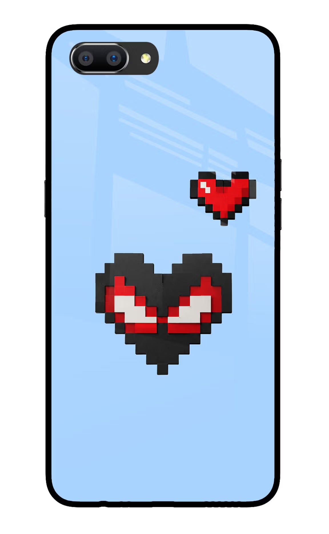 Peter Heart Realme C1 Glass Case - Peter Heart Realme C1 Glass Case Peter Heart Realme C1 Glass Case