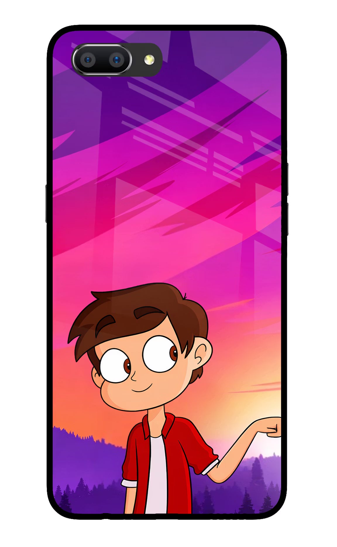 Marco Sunset Realme C1 Glass Case - Marco Sunset Realme C1 Glass Case Marco Sunset Realme C1 Glass Case
