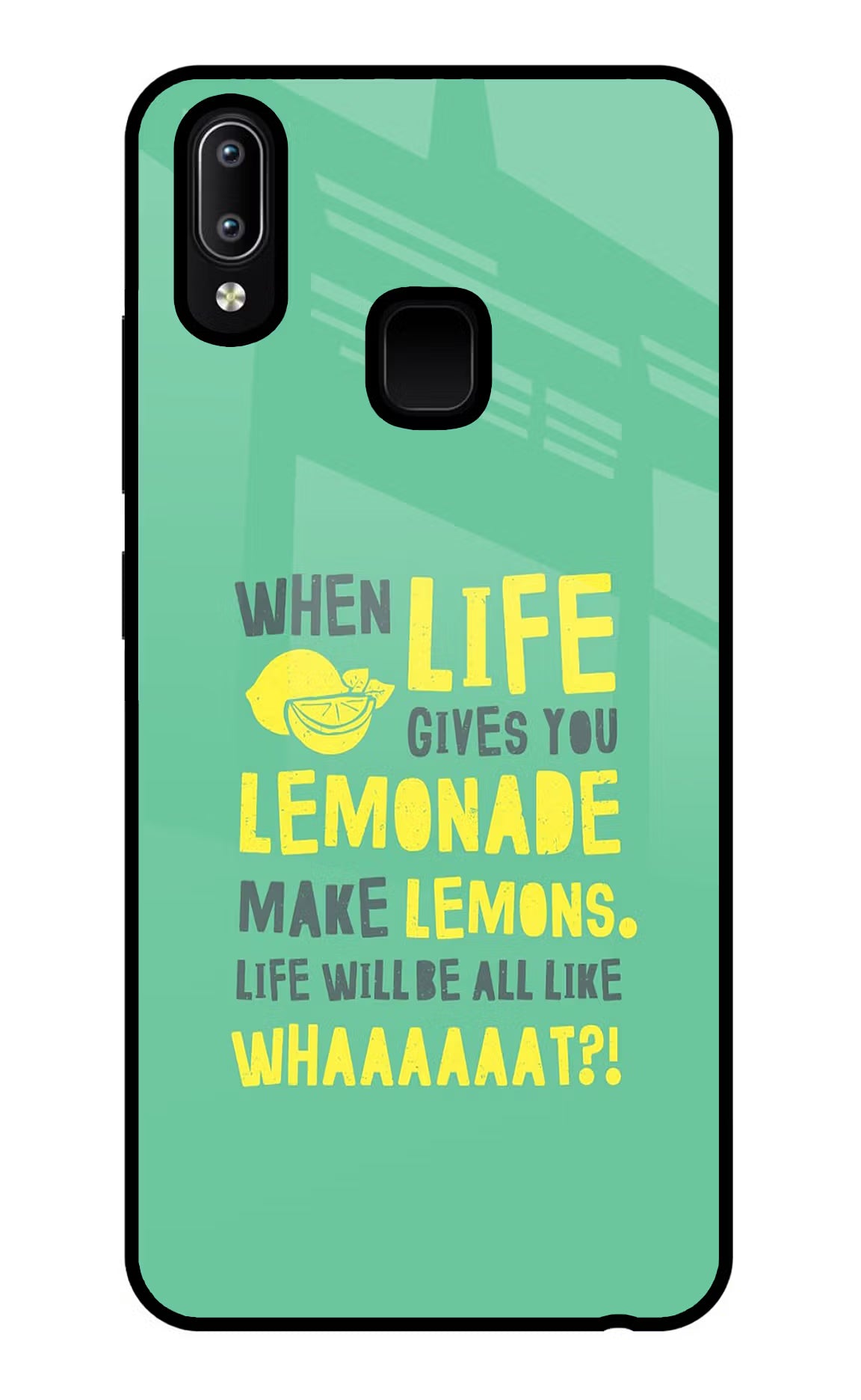 Quote Vivo Y91/Y93/Y95 Glass Case - Quote Vivo Y91/Y93/Y95 Glass Case Quote Vivo Y91/Y93/Y95 Glass Case
