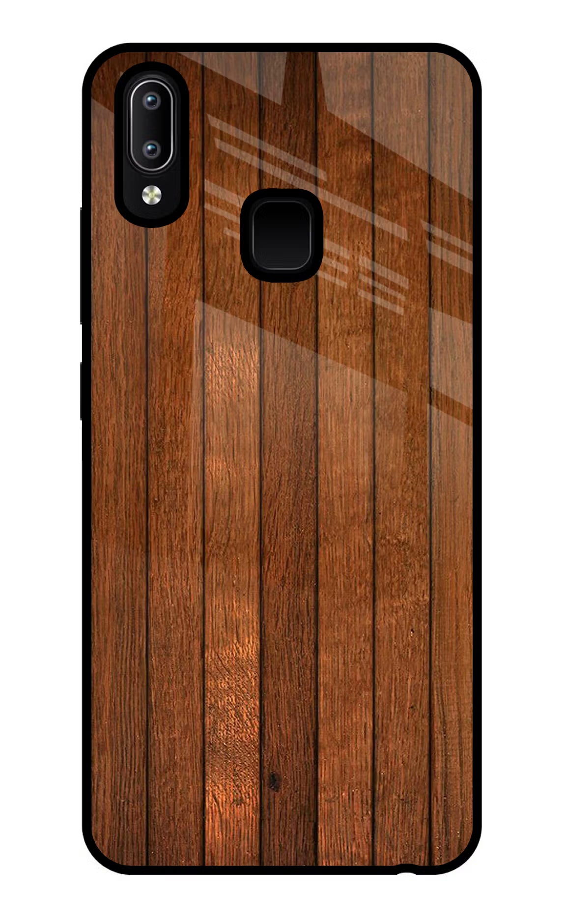 Wooden Artwork Bands Vivo Y91/Y93/Y95 Glass Case - Wooden Artwork Bands Vivo Y91/Y93/Y95 Glass Case Wooden Artwork Bands Vivo Y91/Y93/Y95 Glass Case