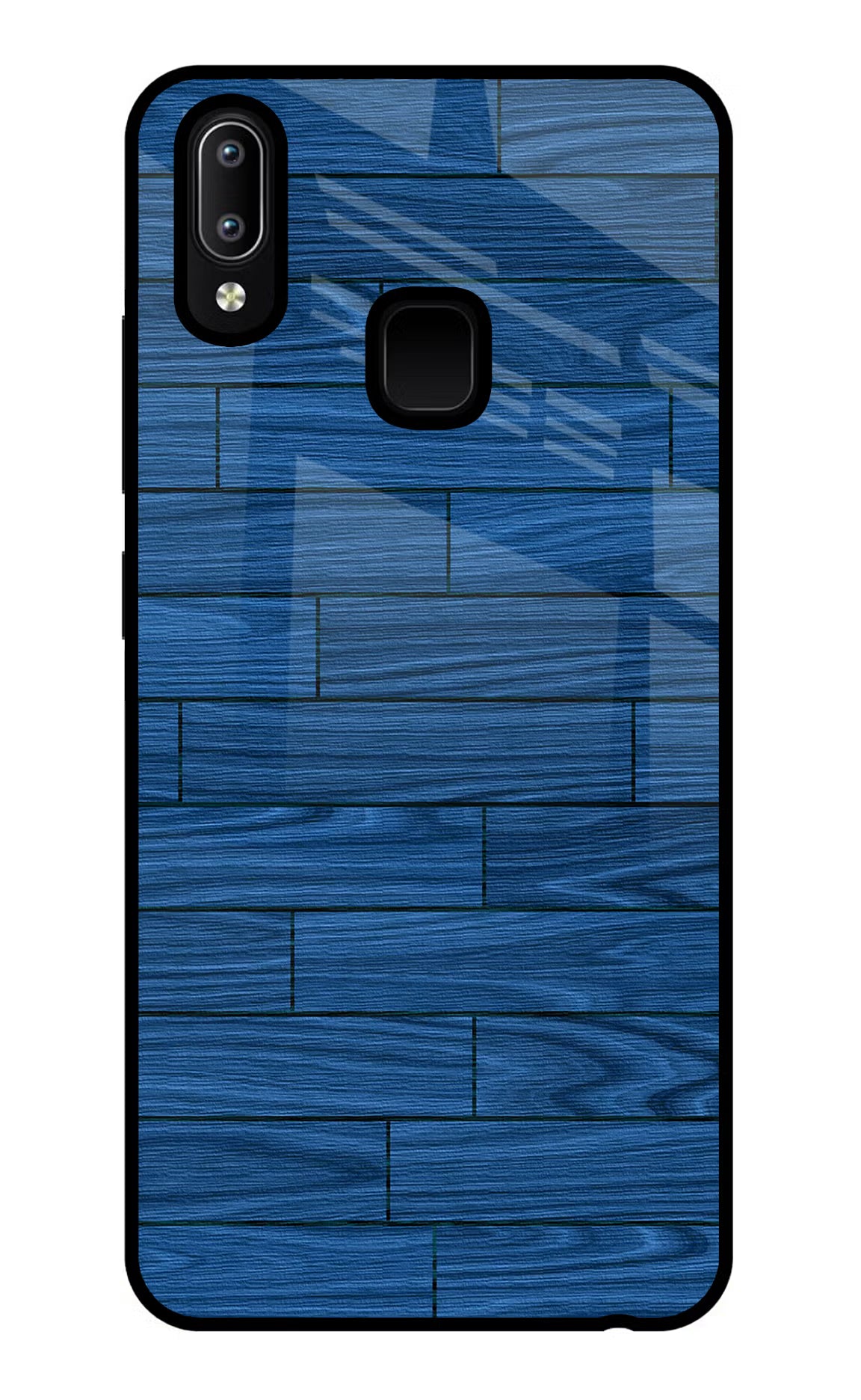 Wooden Texture Vivo Y91/Y93/Y95 Glass Case - Wooden Texture Vivo Y91/Y93/Y95 Glass Case Wooden Texture Vivo Y91/Y93/Y95 Glass Case