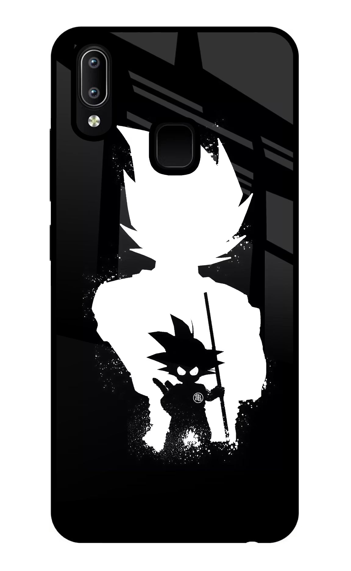Goku Shadow Vivo Y91/Y93/Y95 Glass Case - Goku Shadow Vivo Y91/Y93/Y95 Glass Case Goku Shadow Vivo Y91/Y93/Y95 Glass Case
