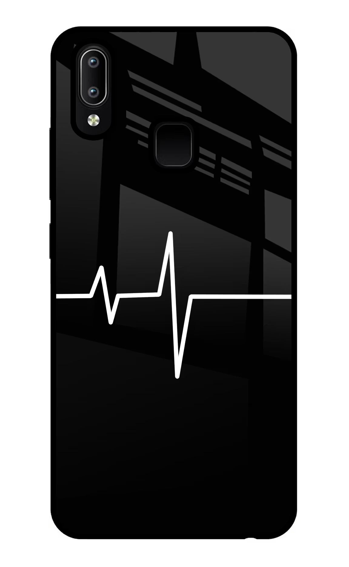 Heart Beats Vivo Y91/Y93/Y95 Glass Case - Heart Beats Vivo Y91/Y93/Y95 Glass Case Heart Beats Vivo Y91/Y93/Y95 Glass Case