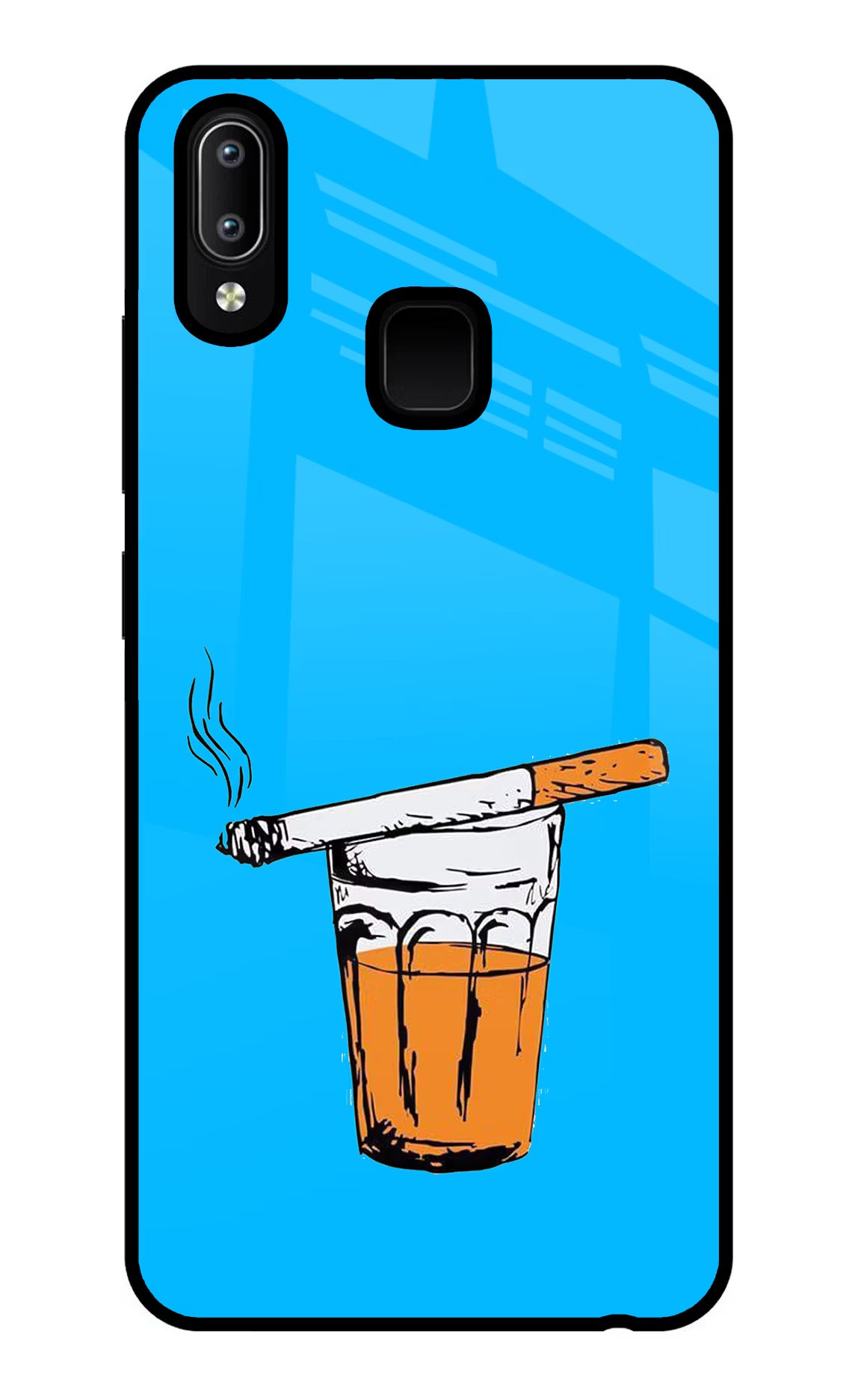 Chai Sutta Vivo Y91/Y93/Y95 Glass Case - Chai Sutta Vivo Y91/Y93/Y95 Glass Case Chai Sutta Vivo Y91/Y93/Y95 Glass Case