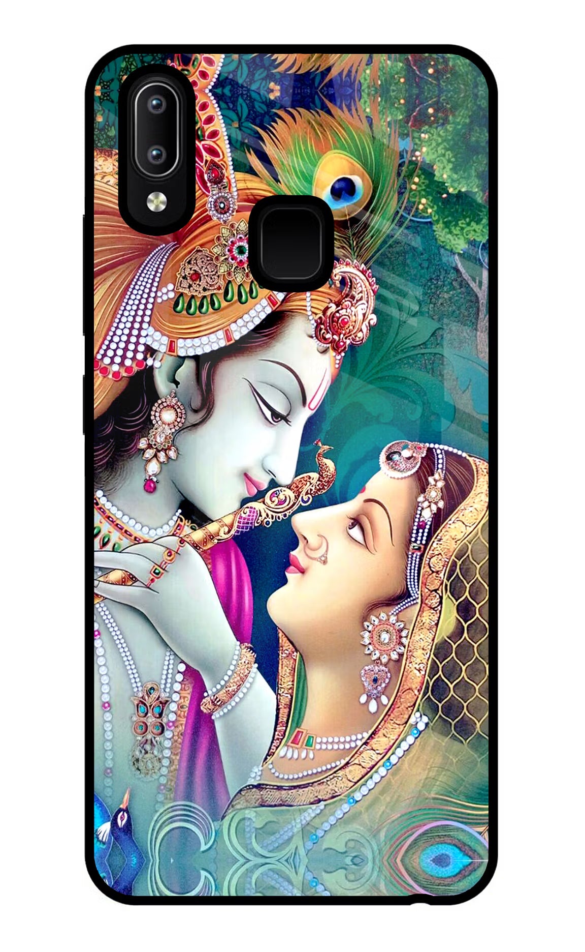 Lord Radha Krishna Vivo Y91/Y93/Y95 Glass Case - Lord Radha Krishna Vivo Y91/Y93/Y95 Glass Case Lord Radha Krishna Vivo Y91/Y93/Y95 Glass Case