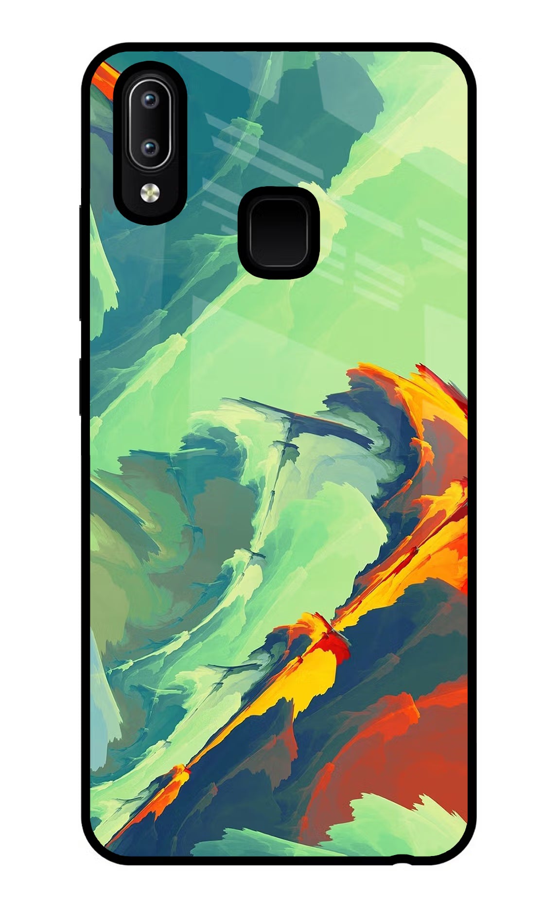 Paint Art Vivo Y91/Y93/Y95 Glass Case - Paint Art Vivo Y91/Y93/Y95 Glass Case Paint Art Vivo Y91/Y93/Y95 Glass Case