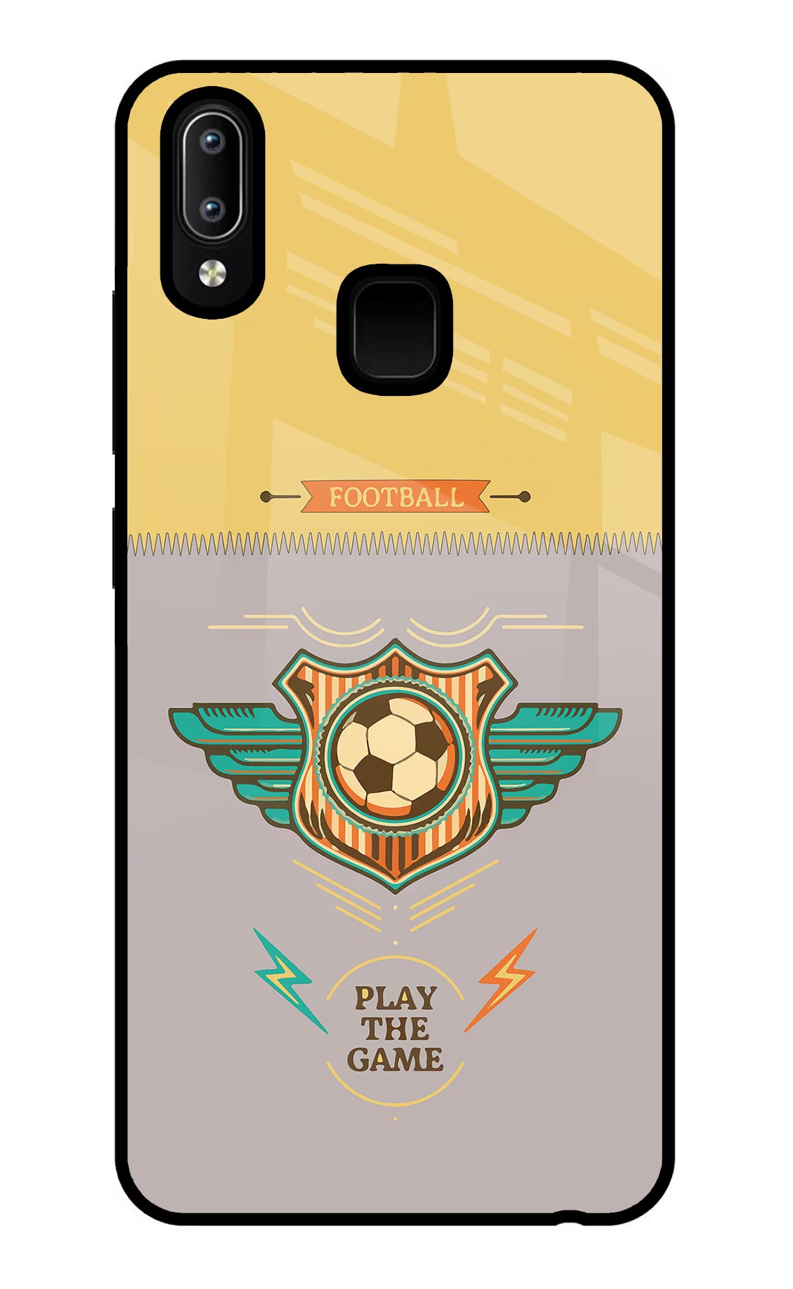 Football Vivo Y91/Y93/Y95 Glass Case - Football Vivo Y91/Y93/Y95 Glass Case Football Vivo Y91/Y93/Y95 Glass Case