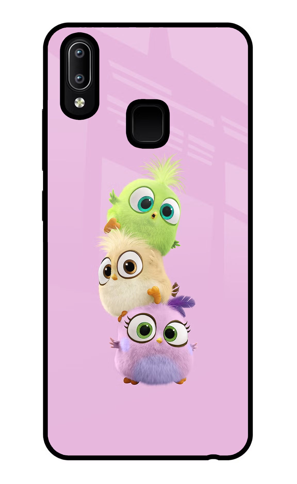 Cute Little Birds Vivo Y91/Y93/Y95 Glass Case - Cute Little Birds Vivo Y91/Y93/Y95 Glass Case Cute Little Birds Vivo Y91/Y93/Y95 Glass Case