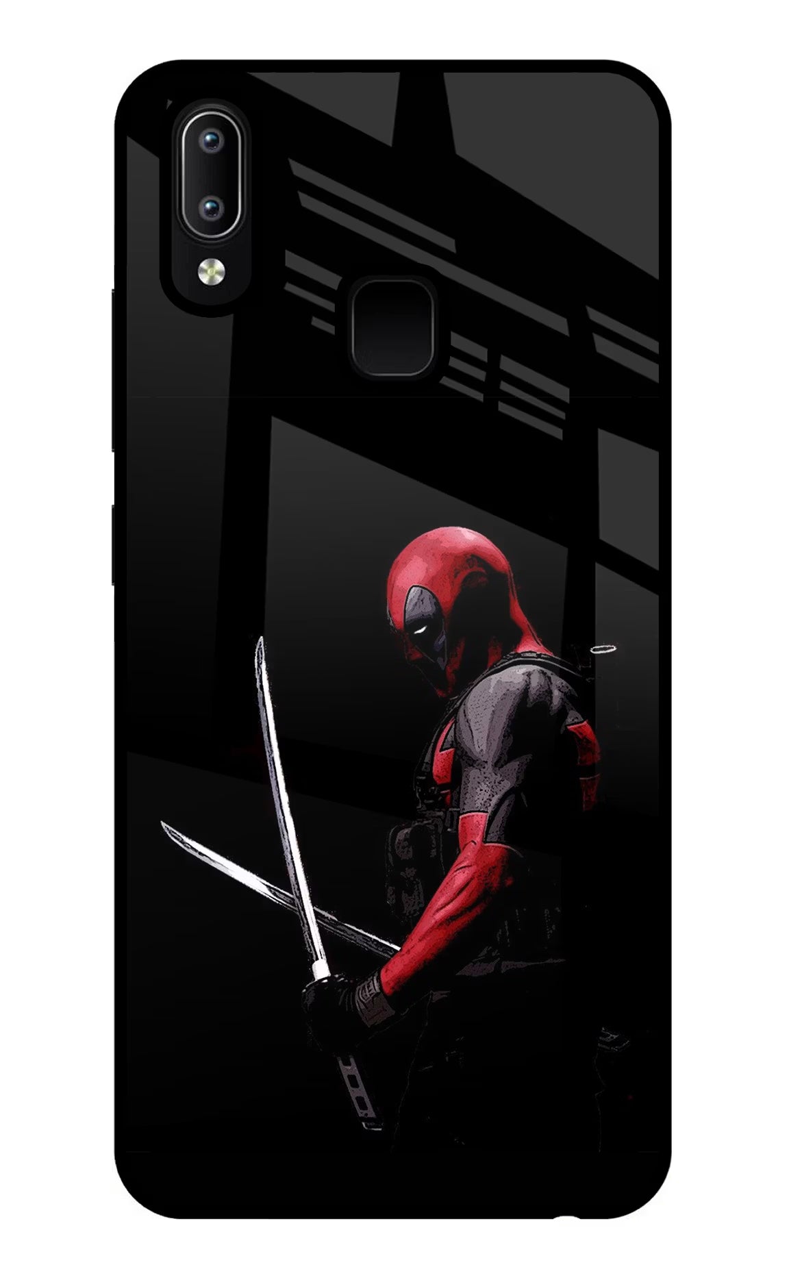 Deadpool Vivo Y91/Y93/Y95 Glass Case - Deadpool Vivo Y91/Y93/Y95 Glass Case Deadpool Vivo Y91/Y93/Y95 Glass Case