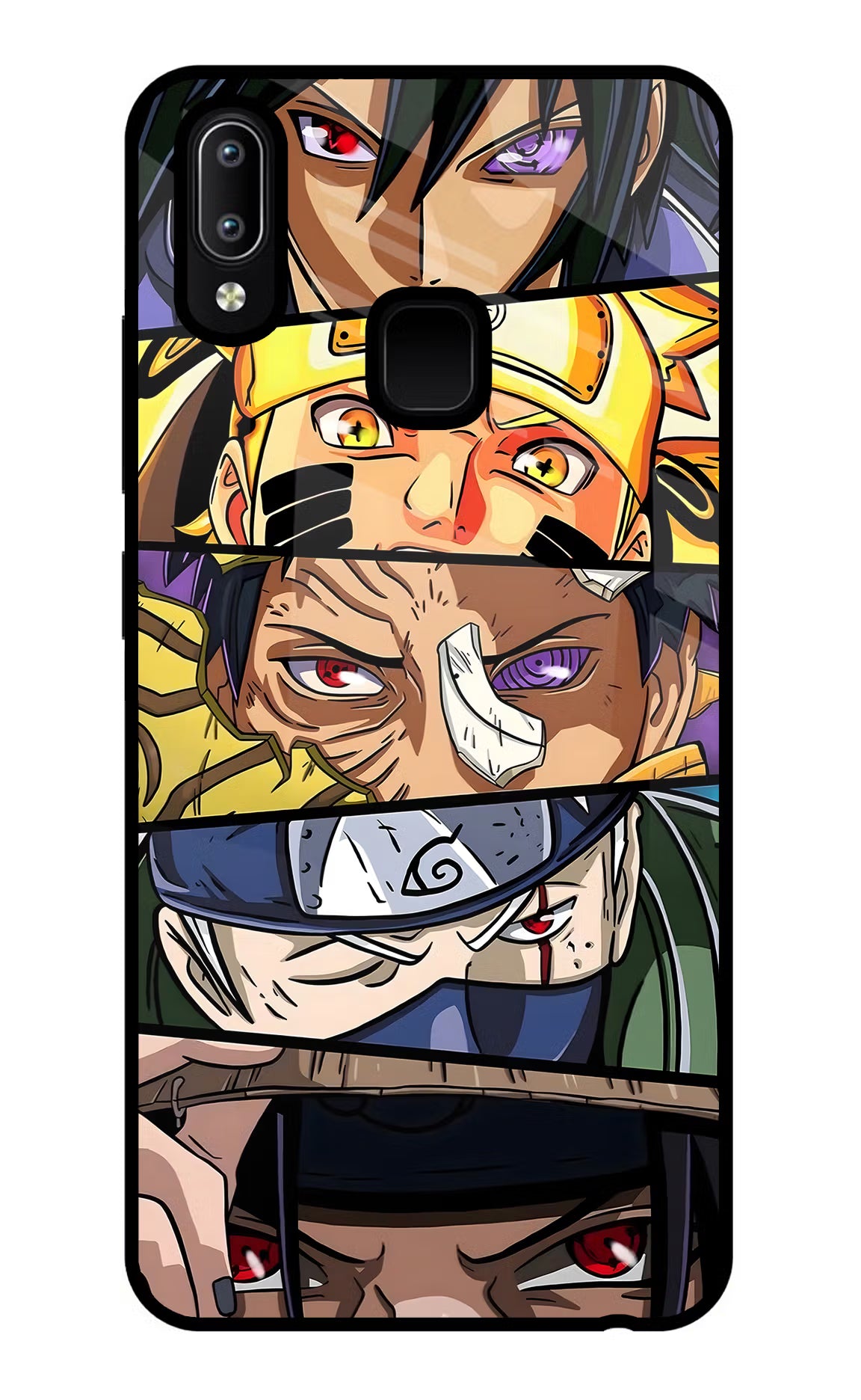 Naruto Character Vivo Y91/Y93/Y95 Glass Case - Naruto Character Vivo Y91/Y93/Y95 Glass Case Naruto Character Vivo Y91/Y93/Y95 Glass Case