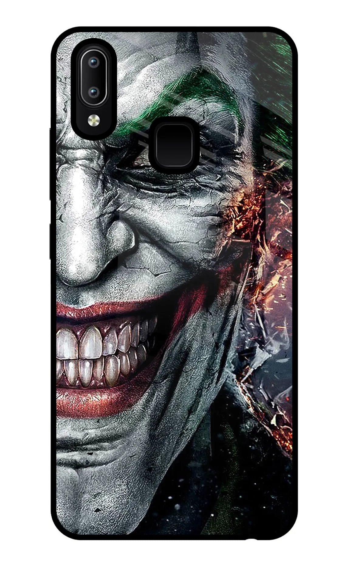Joker Cam Vivo Y91/Y93/Y95 Glass Case - Joker Cam Vivo Y91/Y93/Y95 Glass Case Joker Cam Vivo Y91/Y93/Y95 Glass Case