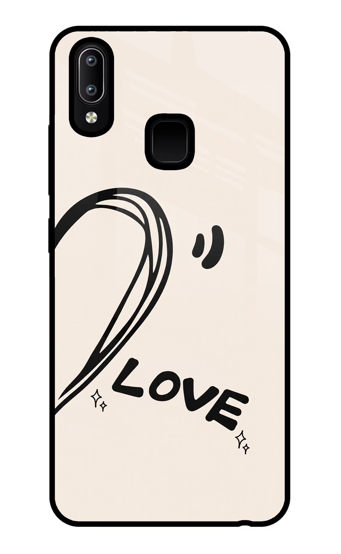 Soul Line Vivo Y91/Y93/Y95 Glass Case - Soul Line Vivo Y91/Y93/Y95 Glass Case Soul Line Vivo Y91/Y93/Y95 Glass Case