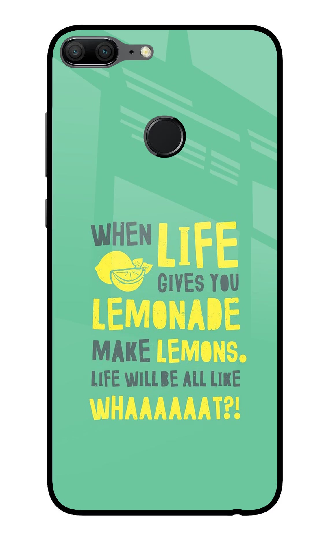 Quote Honor 9 Lite Glass Case - Quote Honor 9 Lite Glass Case Quote Honor 9 Lite Glass Case