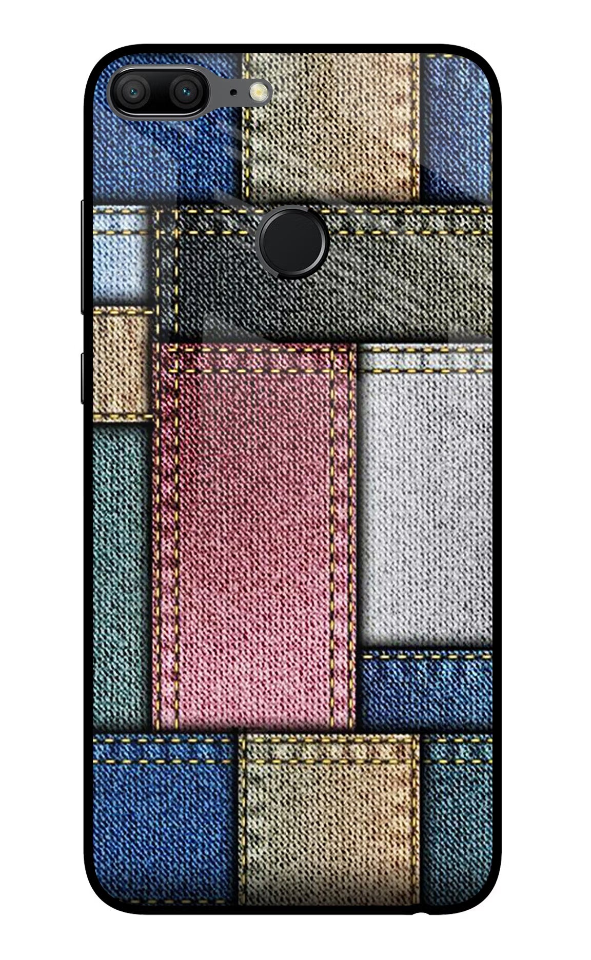 Multicolor Jeans Honor 9 Lite Glass Case - Multicolor Jeans Honor 9 Lite Glass Case Multicolor Jeans Honor 9 Lite Glass Case