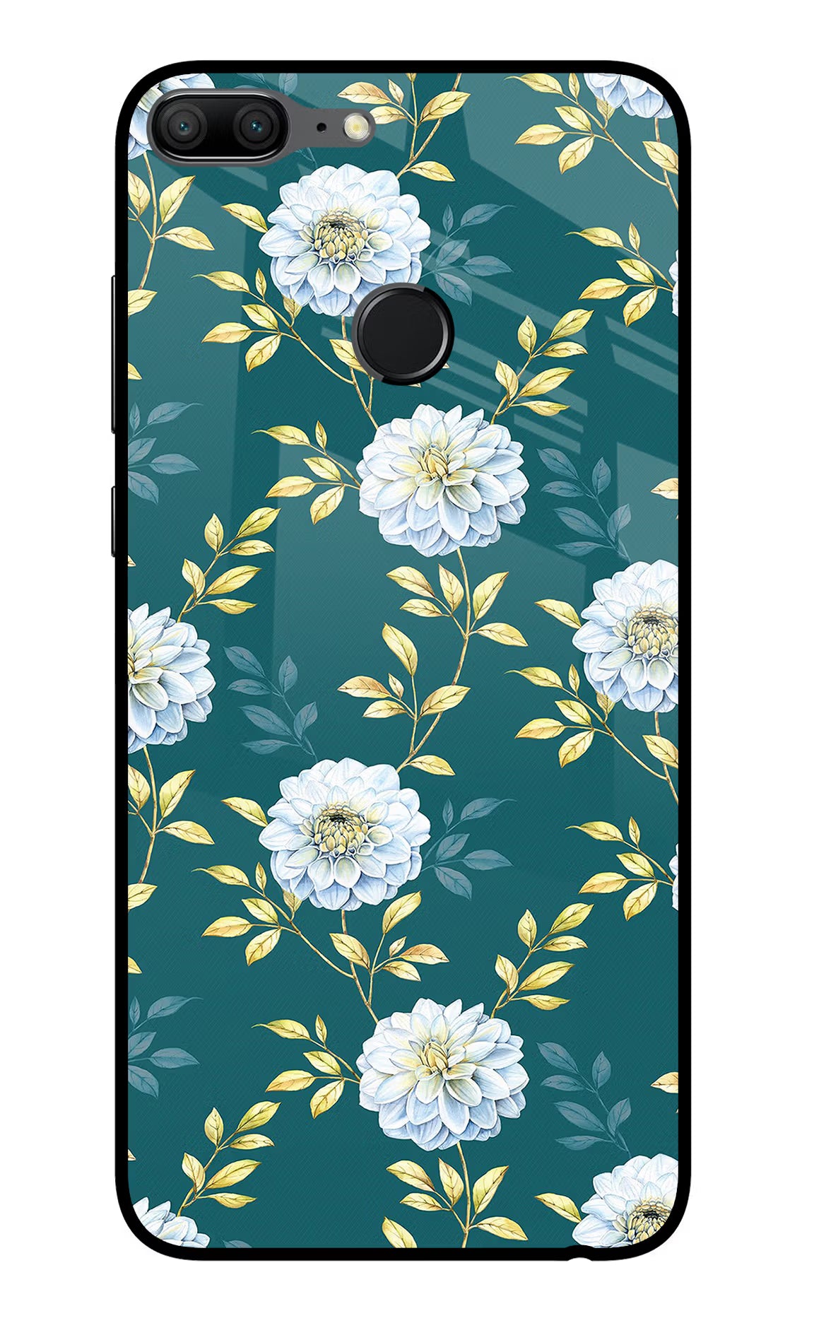 Flowers Honor 9 Lite Glass Case - Flowers Honor 9 Lite Glass Case Flowers Honor 9 Lite Glass Case