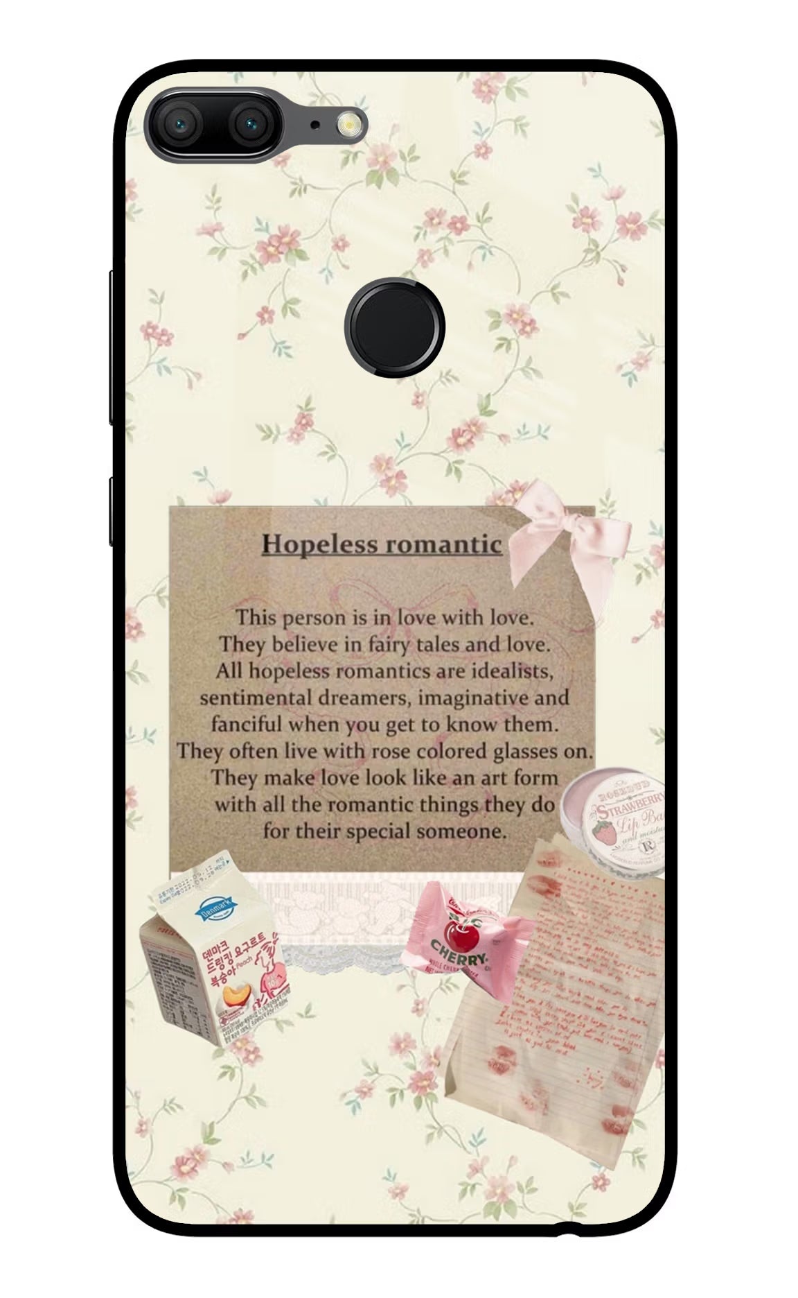 Hopeless Romantic Honor 9 Lite Glass Case - Hopeless Romantic Honor 9 Lite Glass Case Hopeless Romantic Honor 9 Lite Glass Case