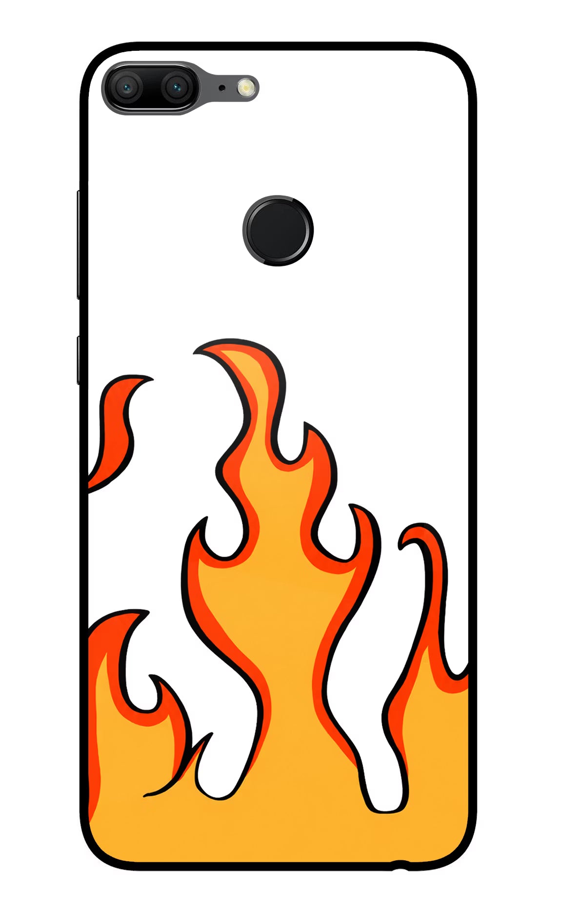 Fired Up – White Honor 9 Lite Glass Case - Fired Up – White Honor 9 Lite Glass Case Fired Up – White Honor 9 Lite Glass Case