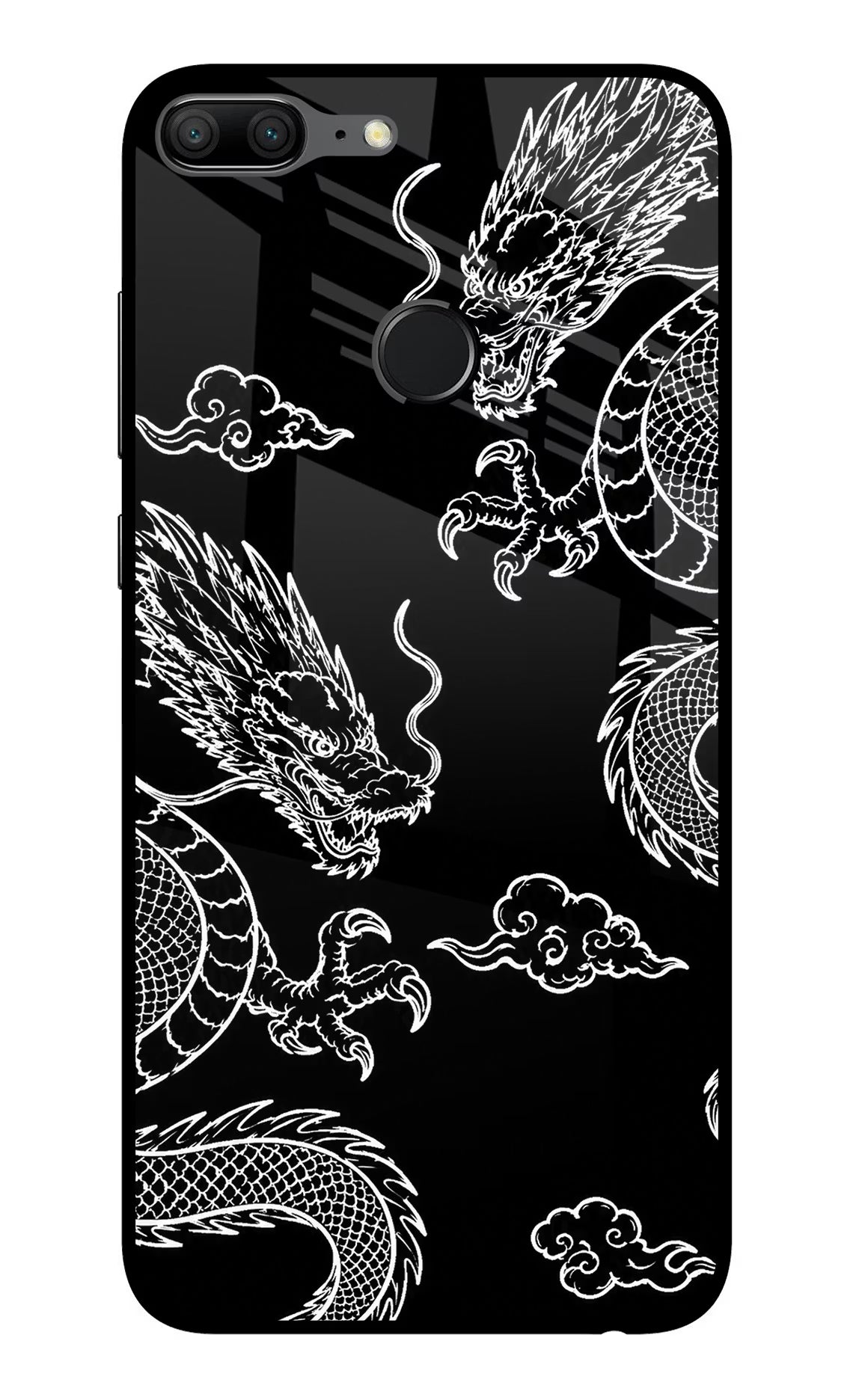 Twin Dragons Honor 9 Lite Glass Case - Twin Dragons Honor 9 Lite Glass Case Twin Dragons Honor 9 Lite Glass Case