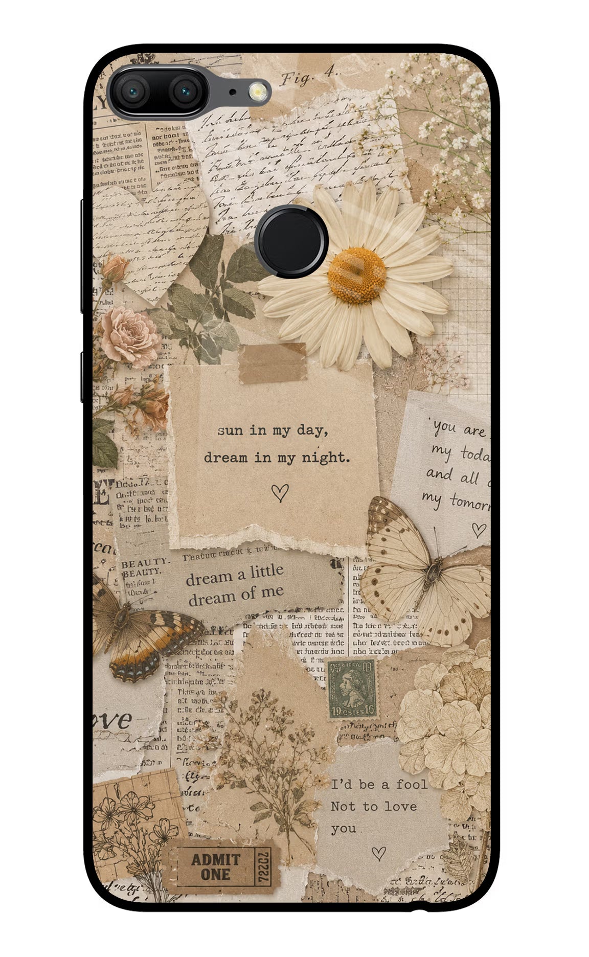 Vintage case Honor 9 Lite Glass Case - Vintage case Honor 9 Lite Glass Case Vintage case Honor 9 Lite Glass Case