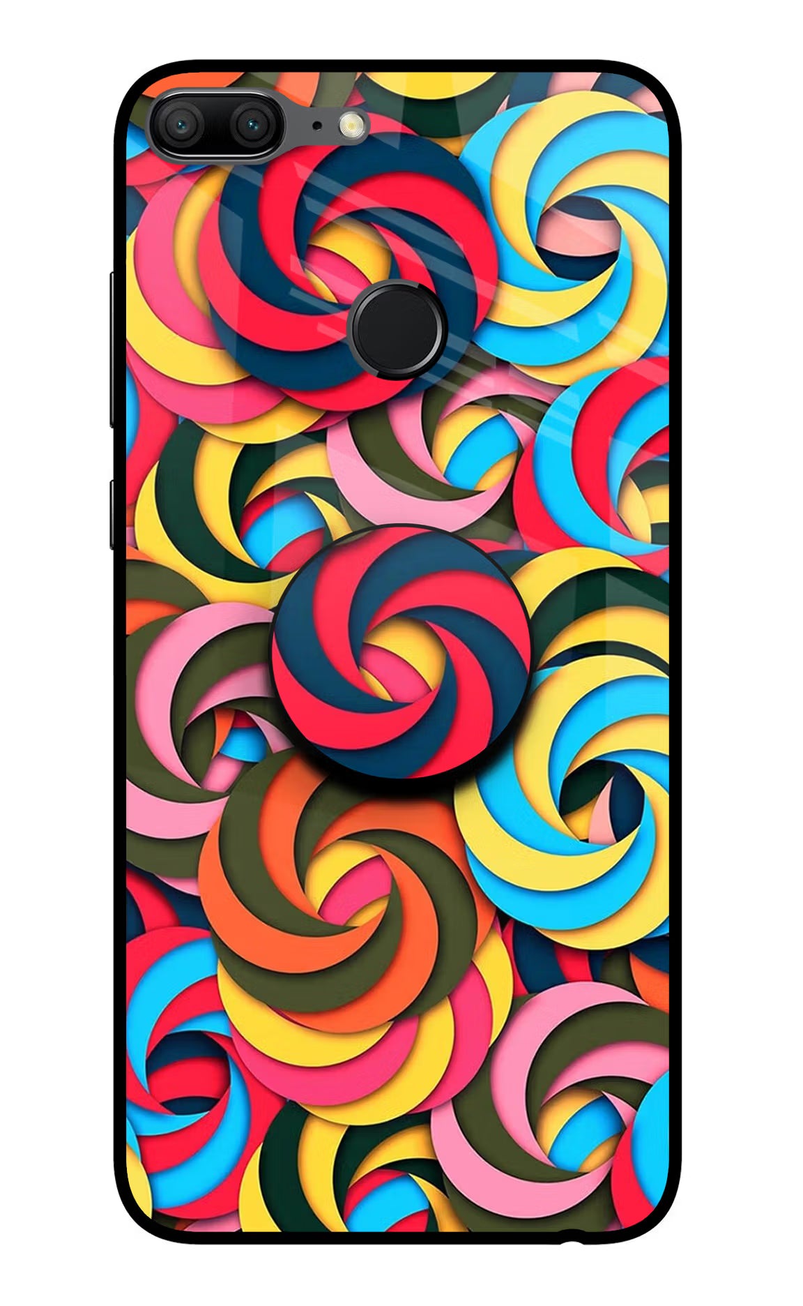 Spiral Pattern Honor 9 Lite Glass Case - Spiral Pattern Honor 9 Lite Glass Case Spiral Pattern Honor 9 Lite Glass Case