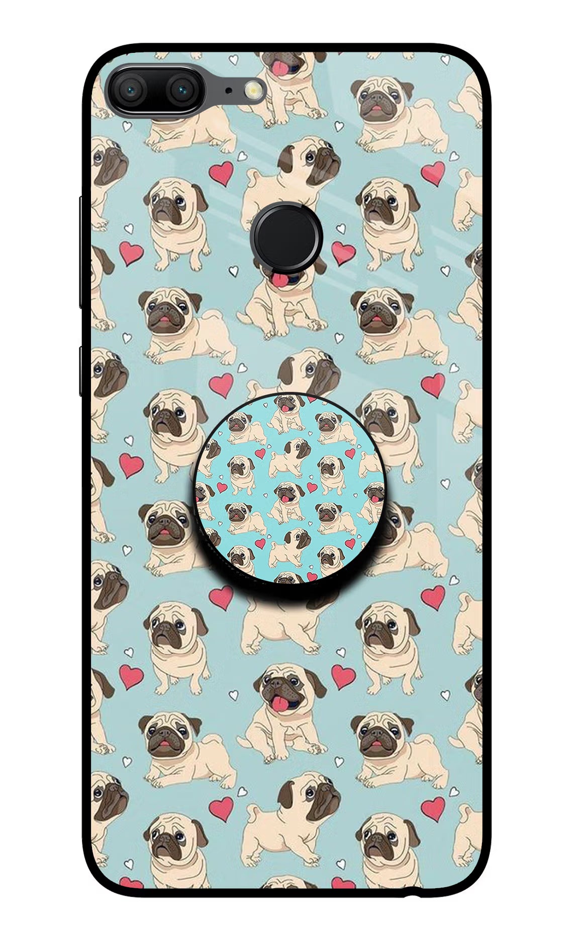 Pug Dog Honor 9 Lite Glass Case - Pug Dog Honor 9 Lite Glass Case Pug Dog Honor 9 Lite Glass Case