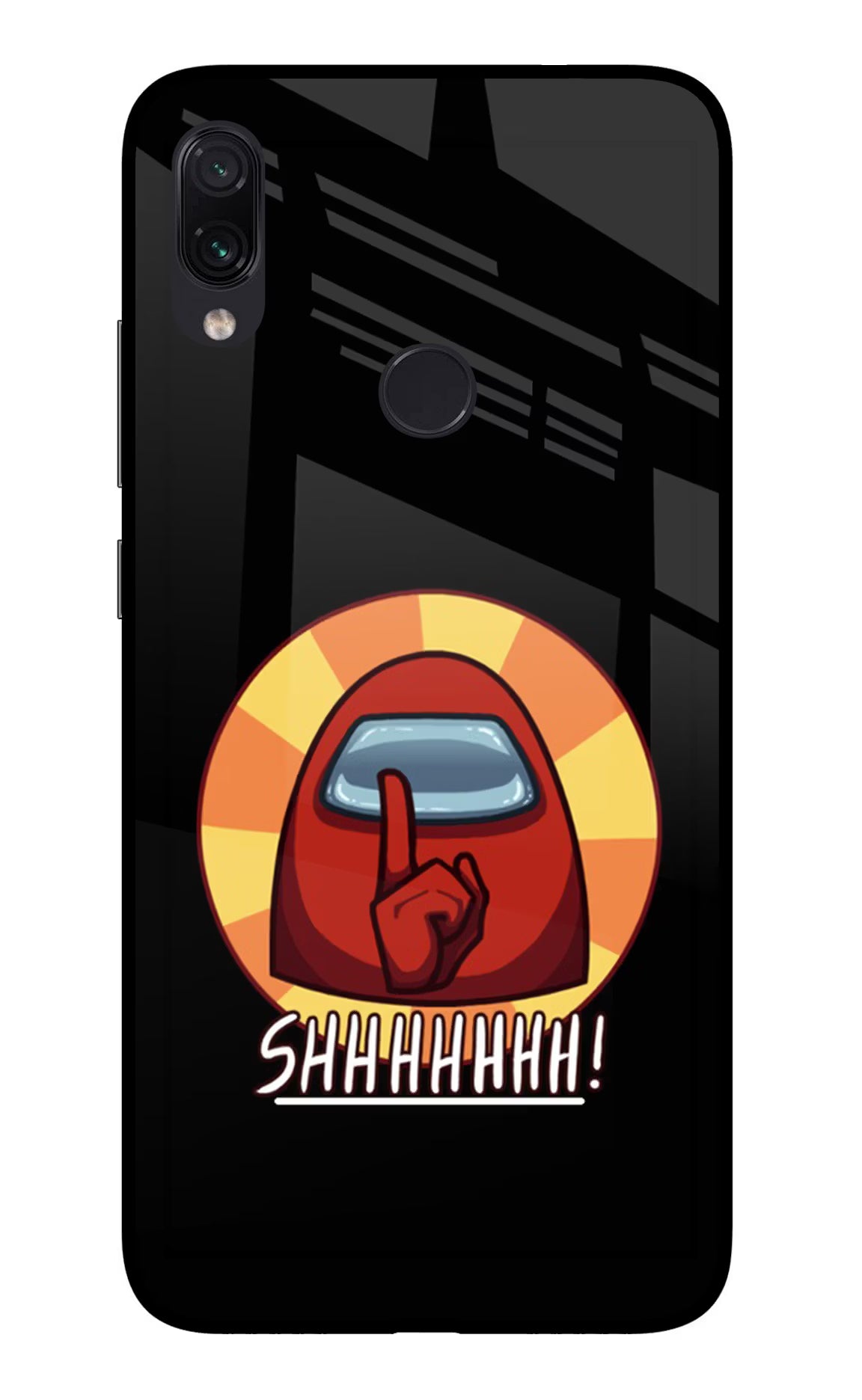 Among Us Shhh! Redmi Note 7/7S/7 Pro Glass Case - Among Us Shhh! Redmi Note 7/7S/7 Pro Glass Case Among Us Shhh! Redmi Note 7/7S/7 Pro Glass Case