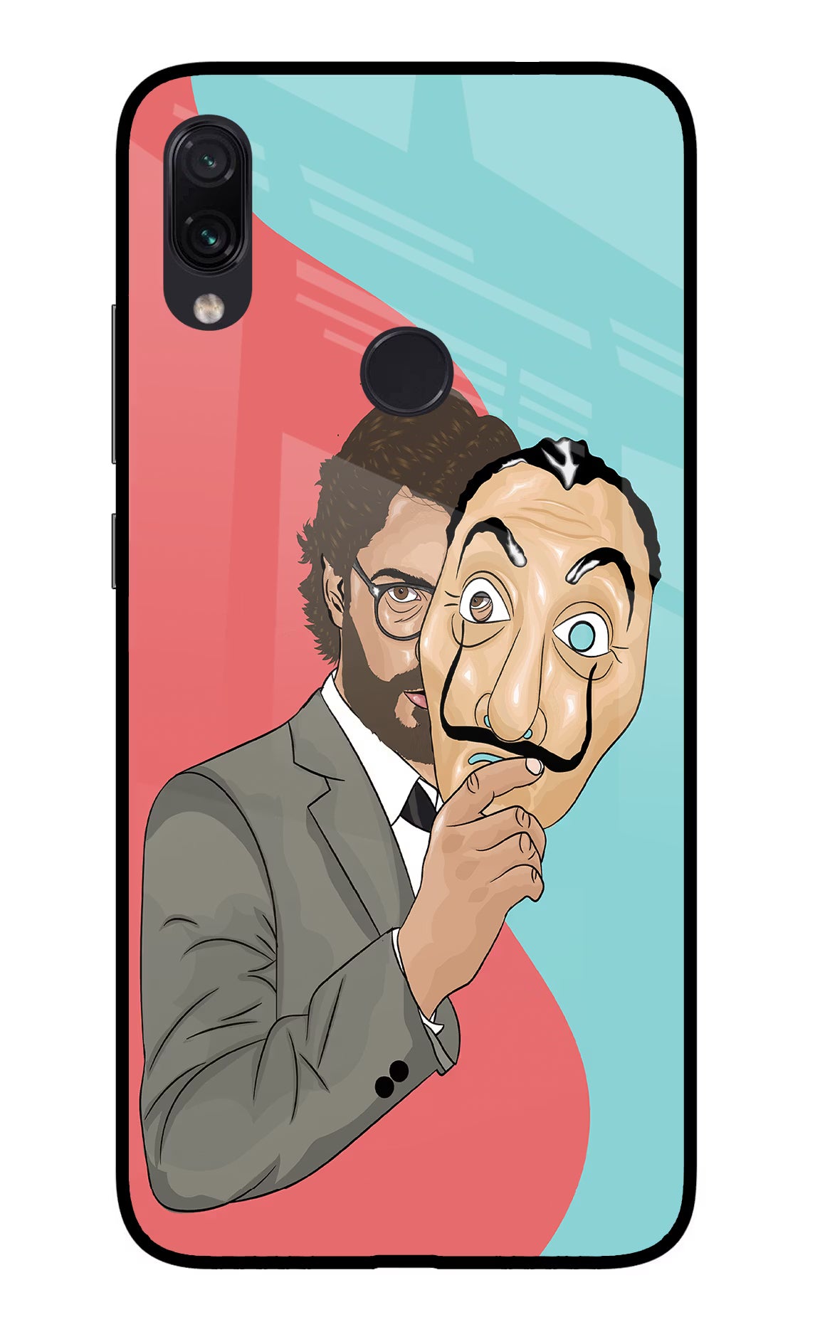 Professor Redmi Note 7/7S/7 Pro Glass Case - Professor Redmi Note 7/7S/7 Pro Glass Case Professor Redmi Note 7/7S/7 Pro Glass Case