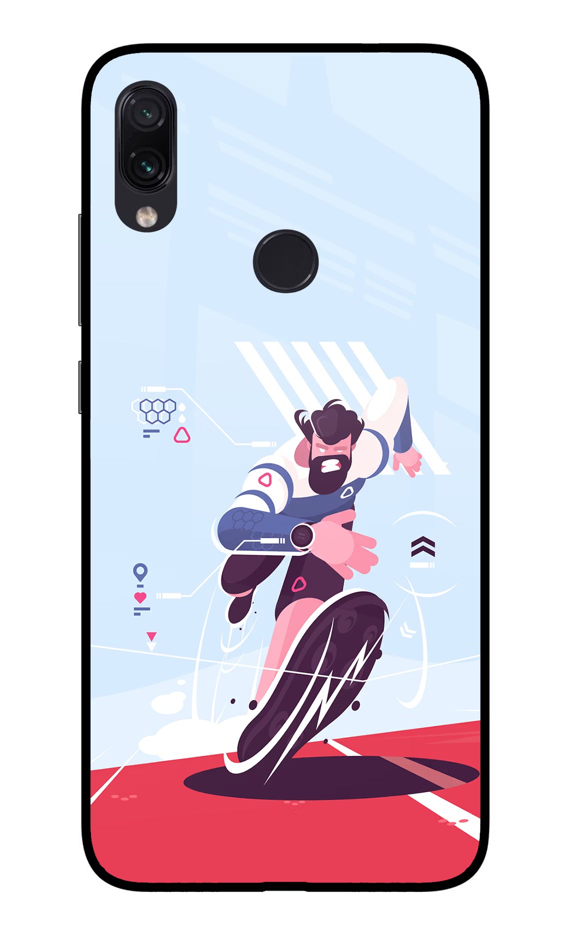 Run Pro Redmi Note 7/7S/7 Pro Glass Case - Run Pro Redmi Note 7/7S/7 Pro Glass Case Run Pro Redmi Note 7/7S/7 Pro Glass Case