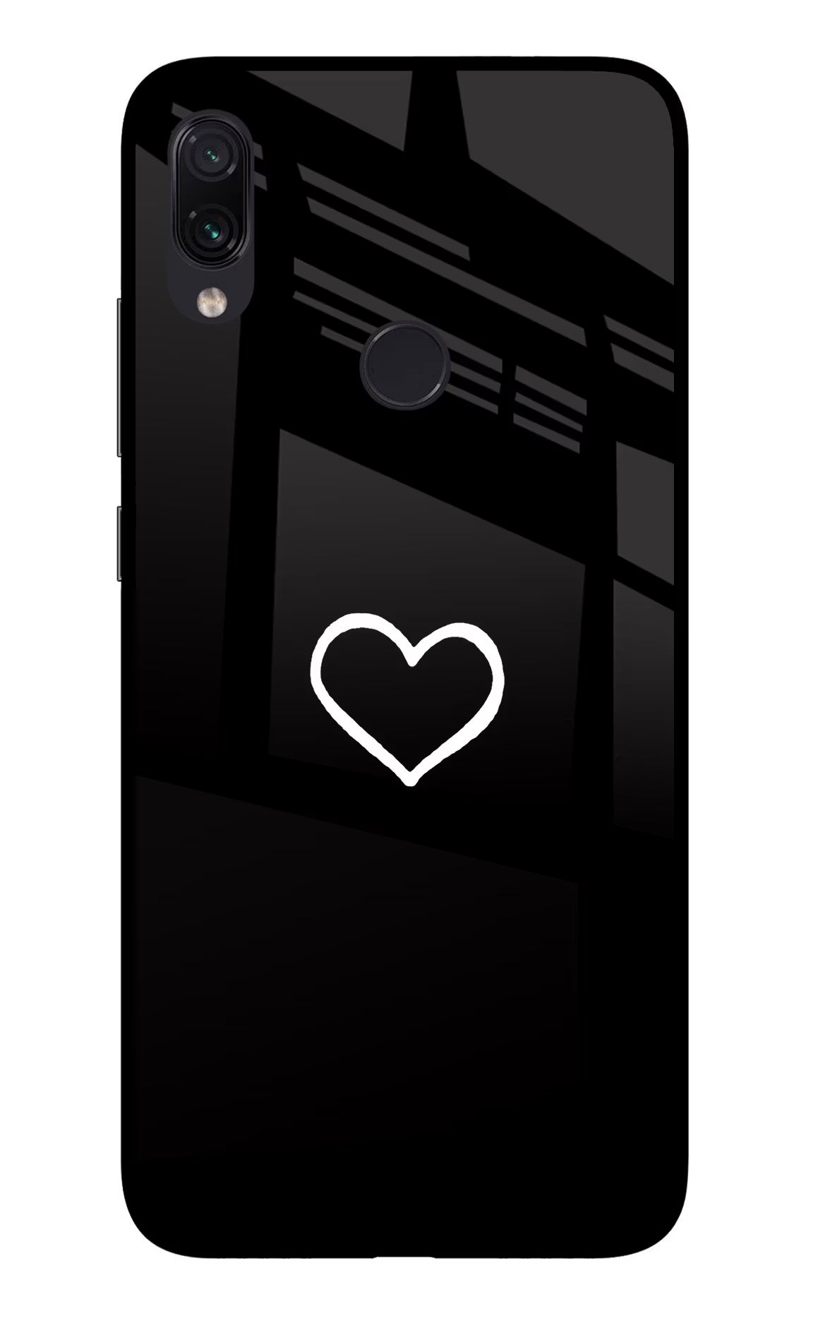 Heart Redmi Note 7 Pro Glass Case - Heart Redmi Note 7 Pro Glass Case Heart Redmi Note 7 Pro Glass Case