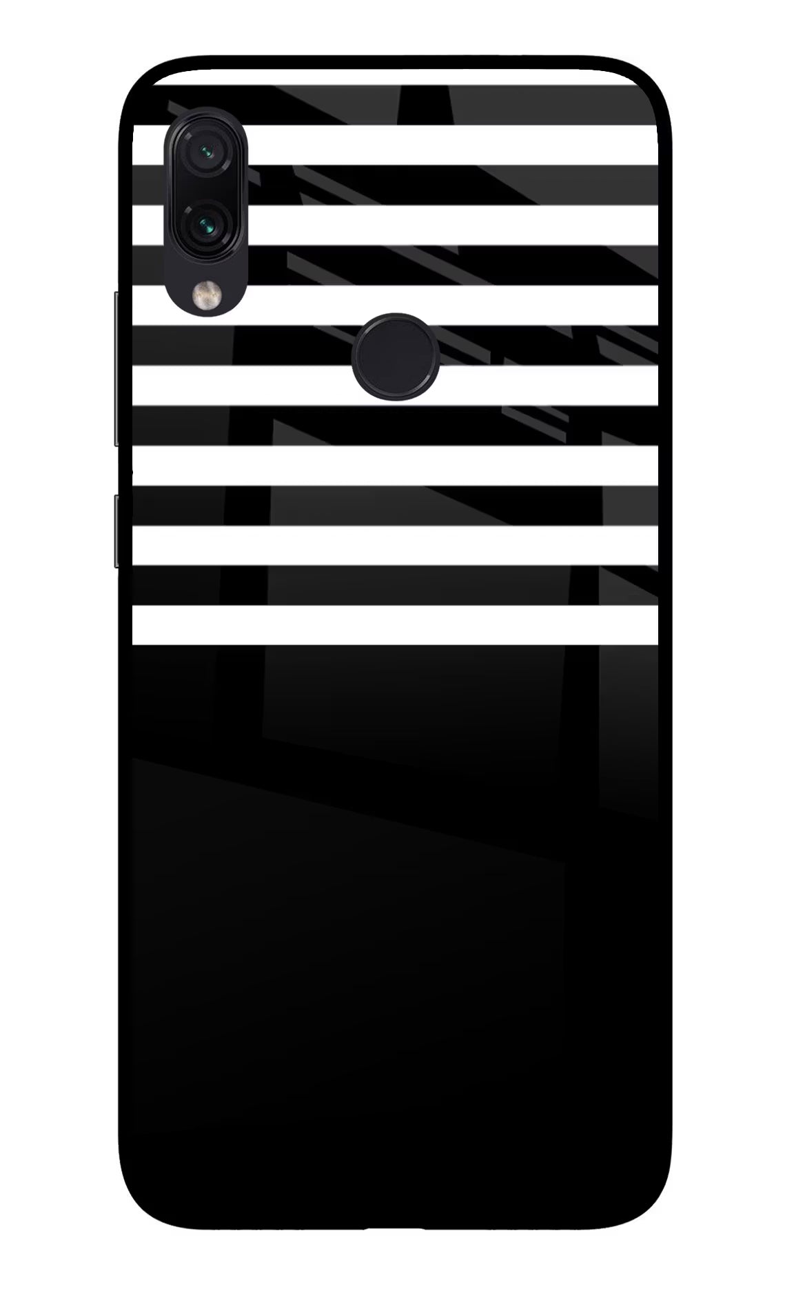 Black and White Print Redmi Note 7 Pro Glass Case - Black and White Print Redmi Note 7 Pro Glass Case Black and White Print Redmi Note 7 Pro Glass Case