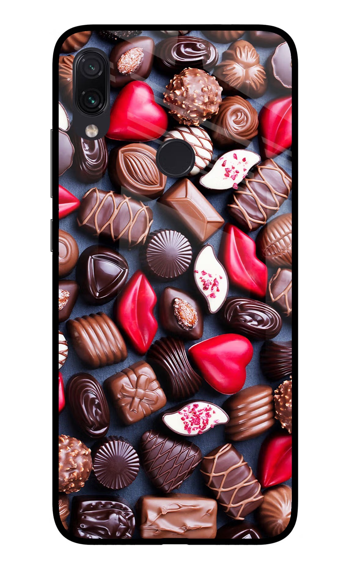 Chocolates Redmi Note 7 Pro Glass Case - Chocolates Redmi Note 7 Pro Glass Case Chocolates Redmi Note 7 Pro Glass Case