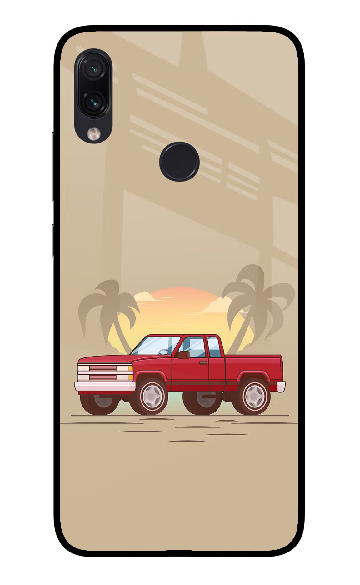 Desert Classic Drive Redmi Note 7 Pro Glass Case - Desert Classic Drive Redmi Note 7 Pro Glass Case Desert Classic Drive Redmi Note 7 Pro Glass Case