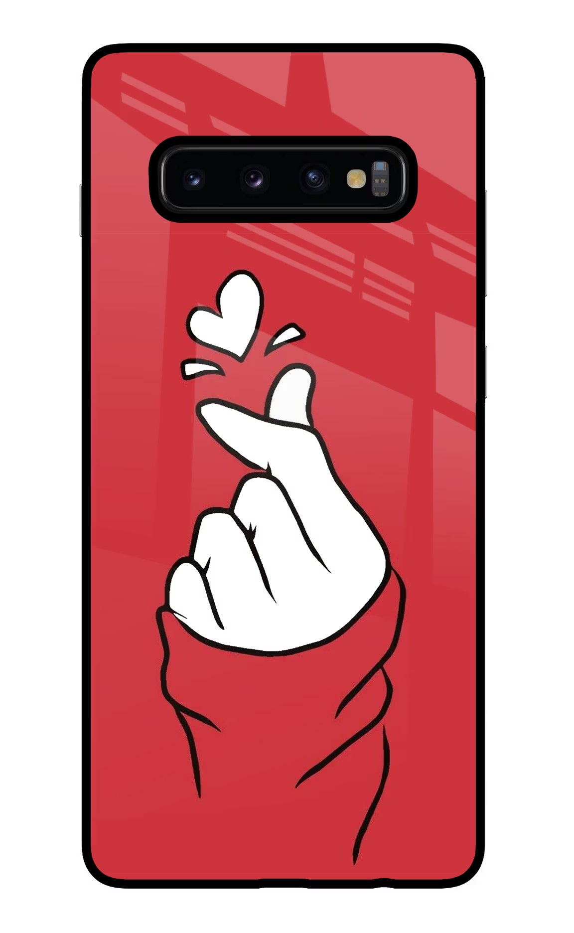 Korean Love Sign Samsung S10 Plus Glass Case - Korean Love Sign Samsung S10 Plus Glass Case Korean Love Sign Samsung S10 Plus Glass Case