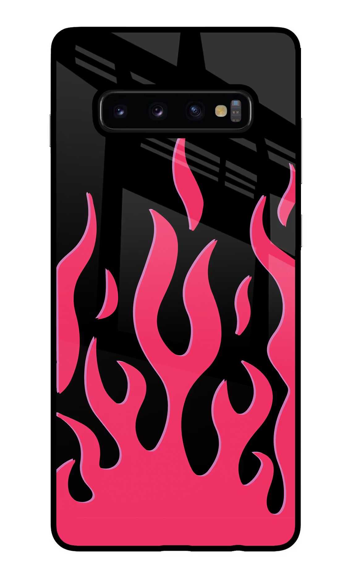 Fire Flames Samsung S10 Plus Glass Case - Fire Flames Samsung S10 Plus Glass Case Fire Flames Samsung S10 Plus Glass Case