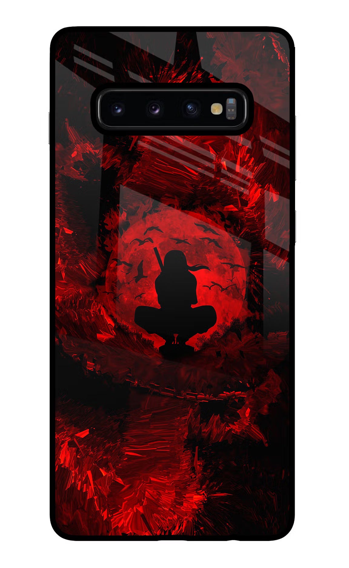 Itachi Uchiha Samsung S10 Plus Glass Case - Itachi Uchiha Samsung S10 Plus Glass Case Itachi Uchiha Samsung S10 Plus Glass Case